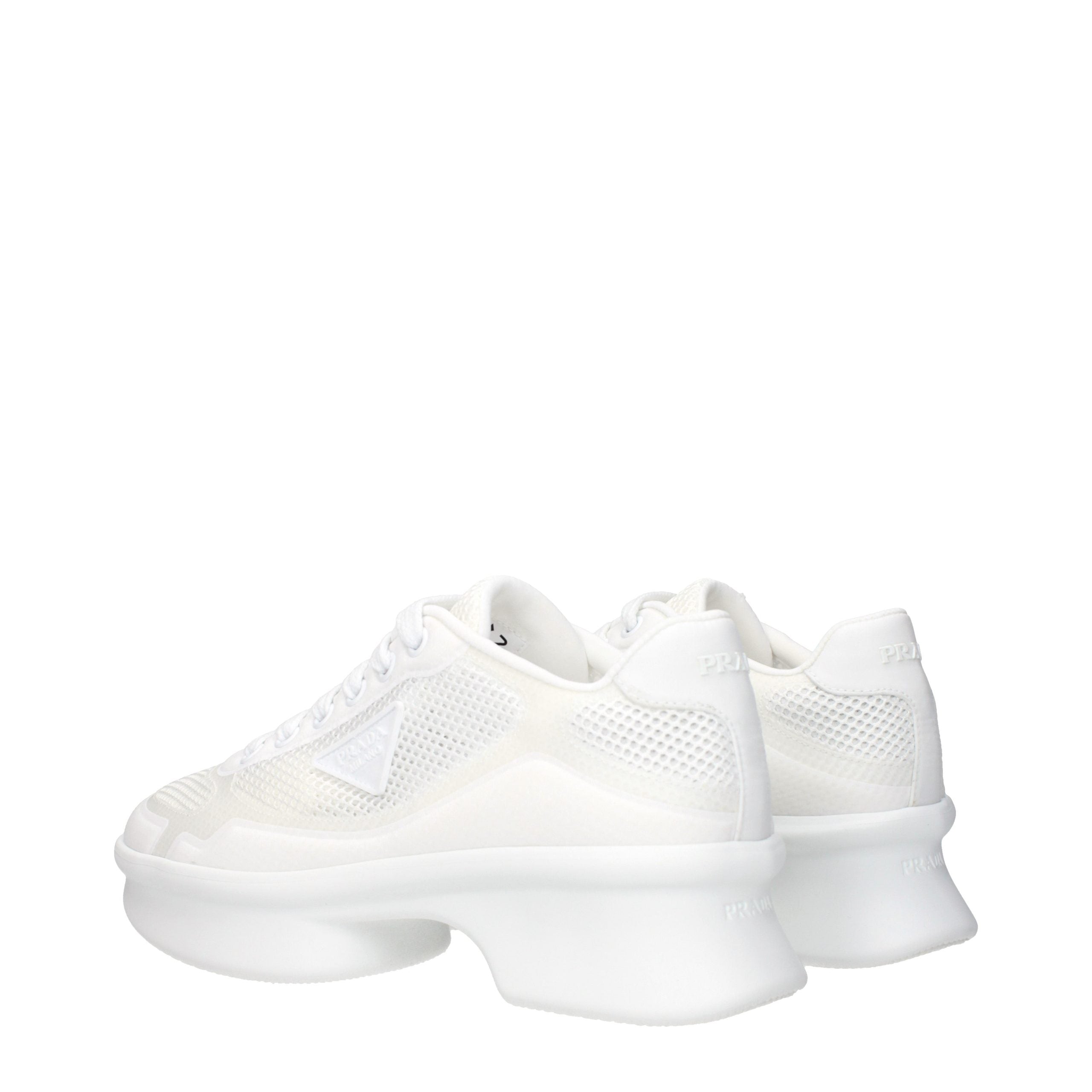 Prada White Athletic Sneakers