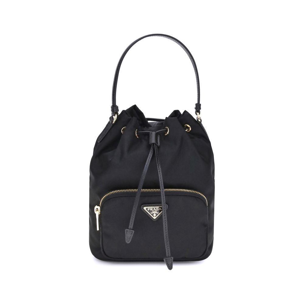 Prada Black Re-Nylon Bucket Bag
