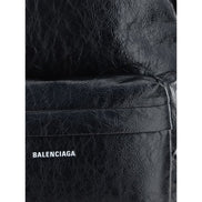Sac à dos Balenciaga Bos Taurus en cuir de veau noir