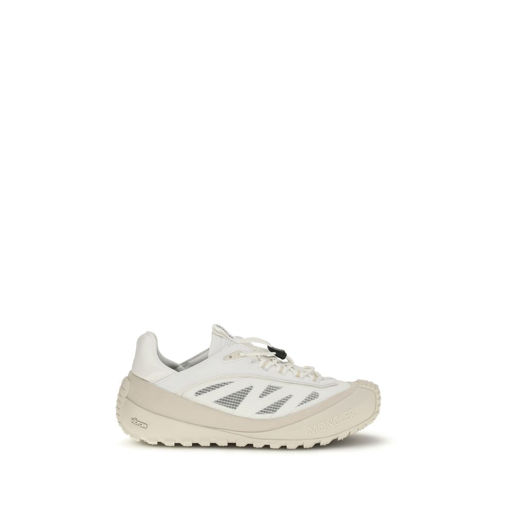 Baskets de sport Moncler blanches en polyester