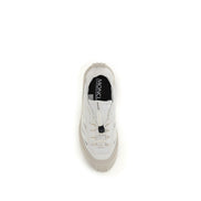 Baskets de sport Moncler blanches en polyester