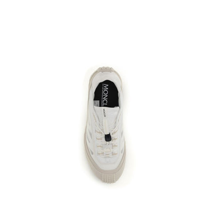 Baskets de sport Moncler blanches en polyester