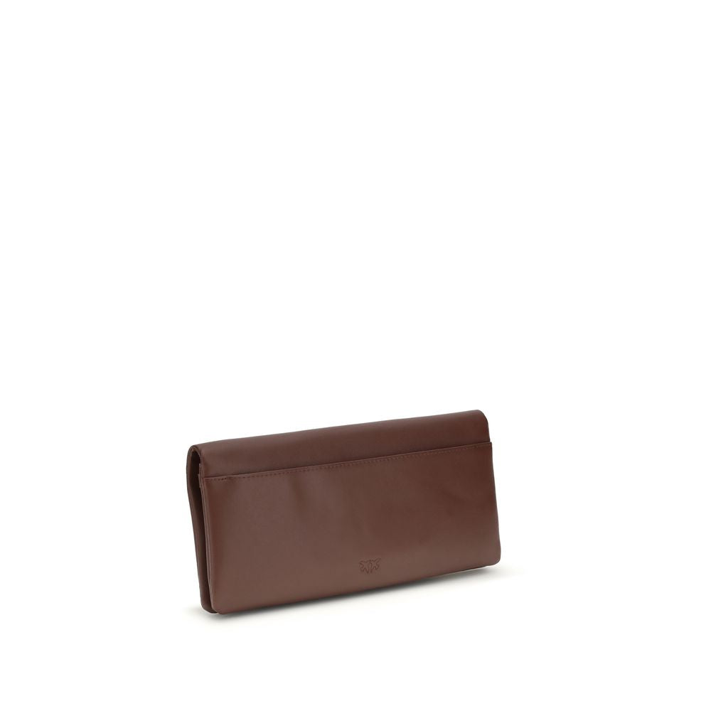 PINKO Bordeaux Love Medium Clutch Bag