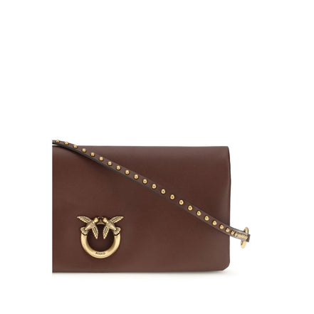 PINKO Bordeaux Love Medium Clutch Bag