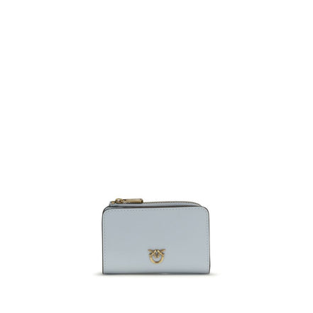 PINKO Blue Zip Card Holder