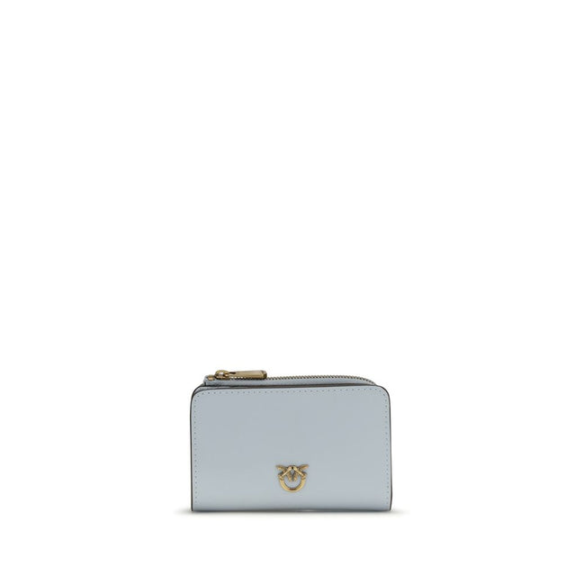 PINKO Blue Zip Card Holder