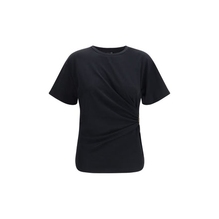 PINKO Black Mary Drape T-Shirt