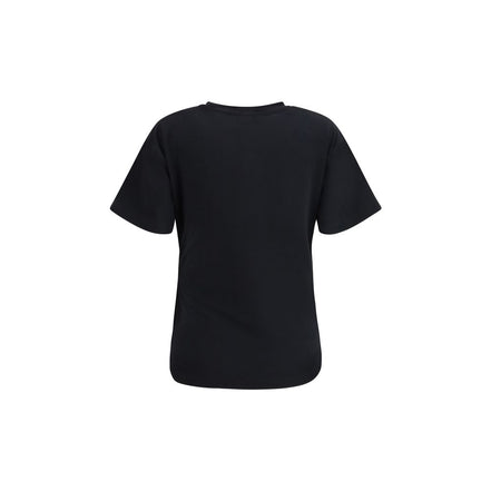 PINKO Black Mary Drape T-Shirt
