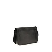 Borsa a tracolla Saint Laurent in pelle di vitello nera Bos Taurus