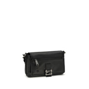 Sac porté épaule Fendi en cuir de veau noir Bos Taurus
