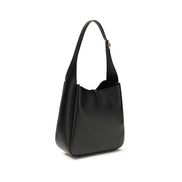 Sac bandoulière Saint Laurent en cuir de veau noir Bos Taurus