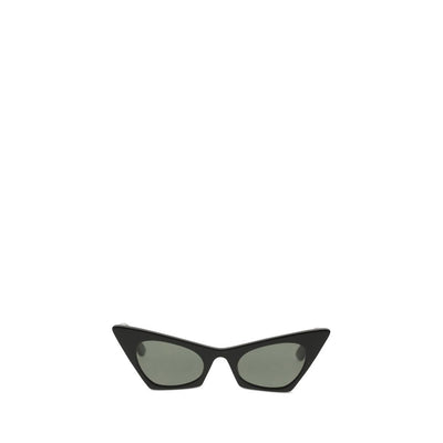 Lunettes de soleil en plastique noir Alexander McQueen
