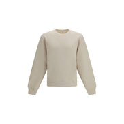 Sweat-shirt en coton beige Saint Laurent