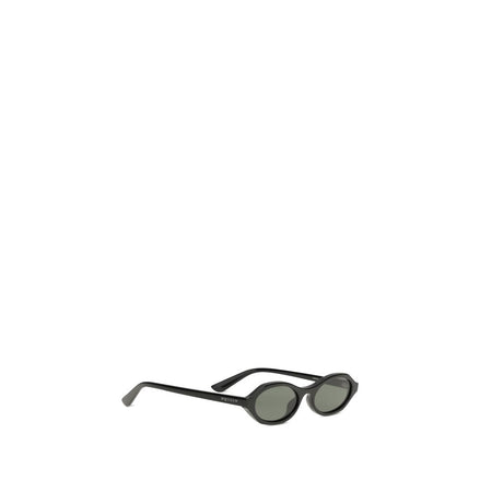 Lunettes de soleil Alexander McQueen en acétate noir