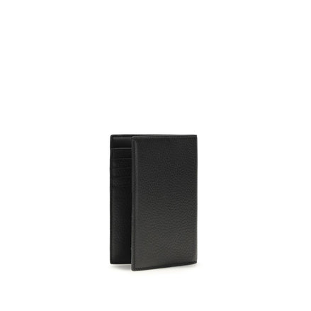 Saint Laurent Black Calf Leather Wallet
