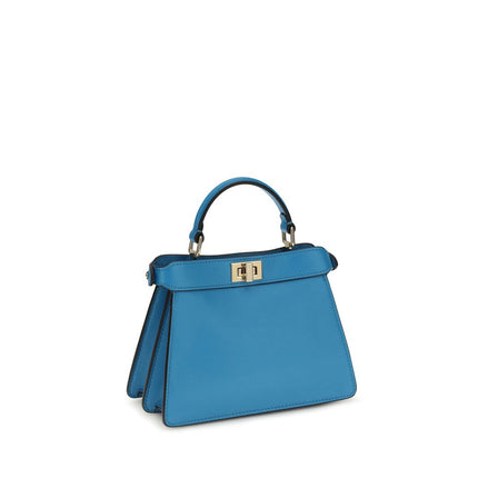 Fendi Blue Calf Leather Handbag