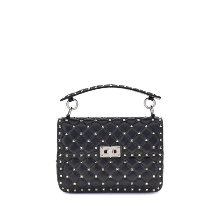 Valentino Garavani Black Leather Shoulder Bag