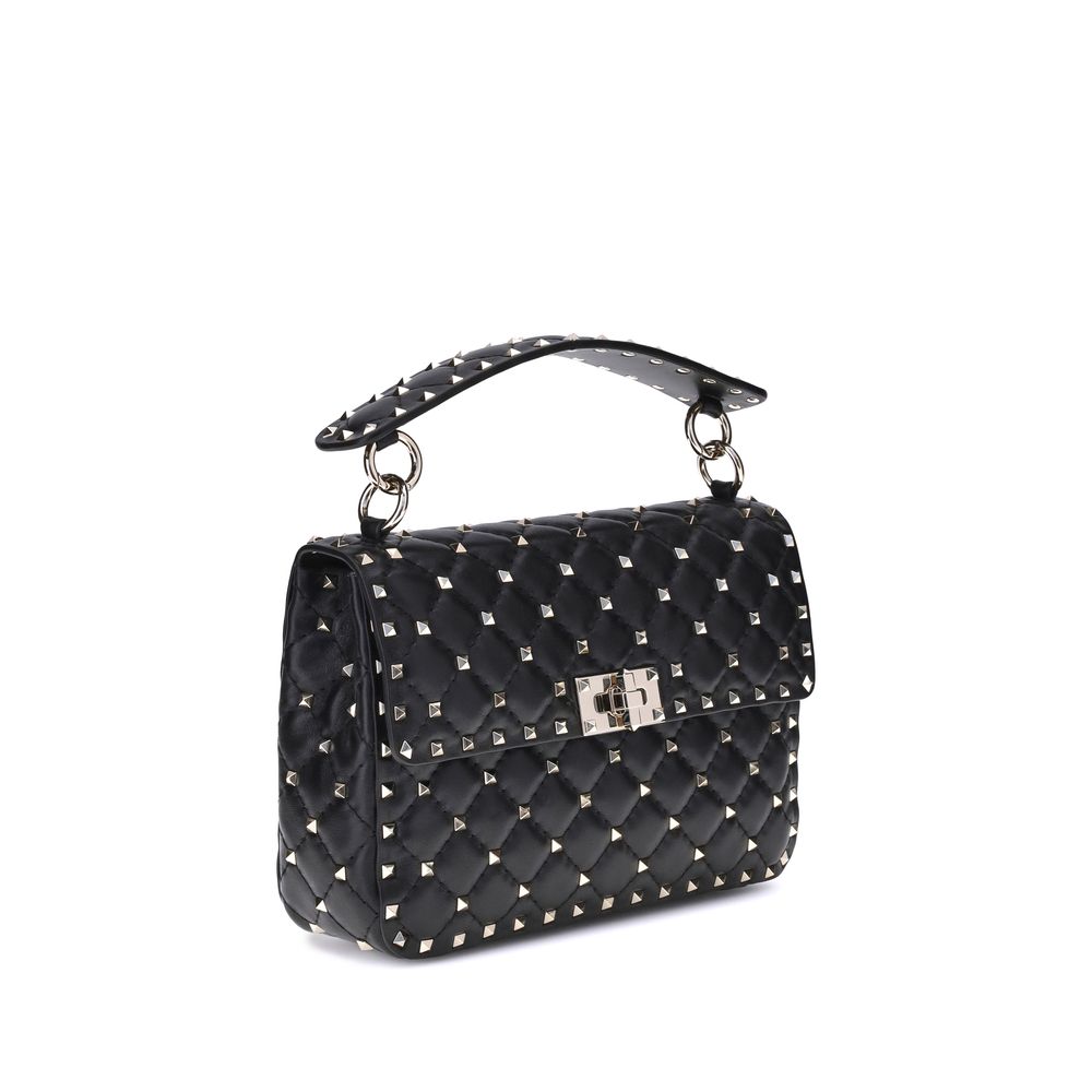 Valentino Garavani Black Leather Shoulder Bag