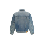 Veste en jean Saint Laurent en coton bleu