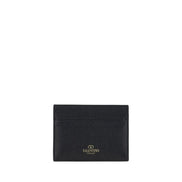 Portefeuille Valentino Garavani en Cuir de Veau Noir Bos Taurus