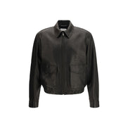 Saint Laurent Black Lamb Leather Jacket