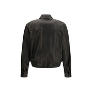 Saint Laurent Black Lamb Leather Jacket