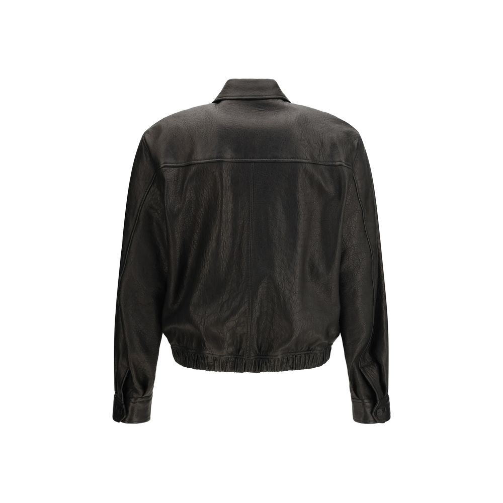 Saint Laurent Black Lamb Leather Jacket