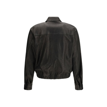 Saint Laurent Black Lamb Leather Jacket