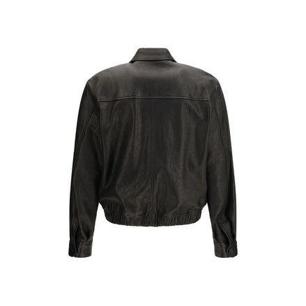Saint Laurent Black Lamb Leather Jacket