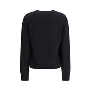 Ganni Gray Wool Sweatshirt