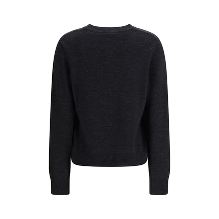 Ganni Gray Wool Sweatshirt