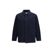 Giacca in denim di cotone blu Saint Laurent