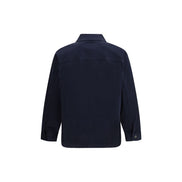 Giacca in denim di cotone blu Saint Laurent