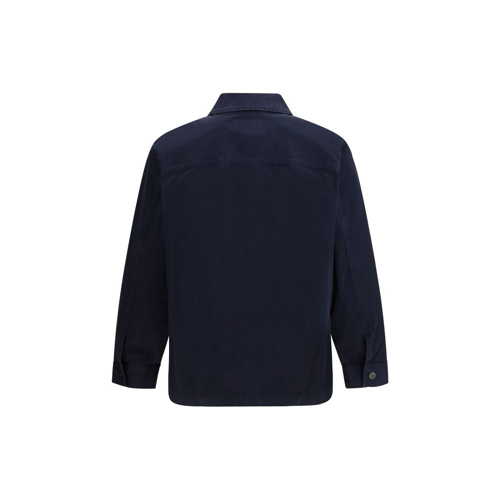 Giacca in denim di cotone blu Saint Laurent