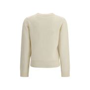 Ganni Beige Wool Sweatshirt