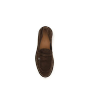 Mocassins à enfiler Dolce & Gabbana en cuir de veau marron Bos Taurus