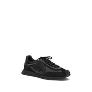 Baskets Dolce & Gabbana noires en cuir de veau Bos Taurus