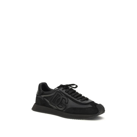 Baskets Dolce & Gabbana noires en cuir de veau Bos Taurus