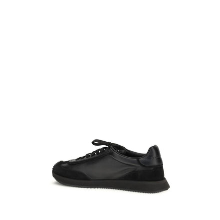 Baskets Dolce & Gabbana noires en cuir de veau Bos Taurus