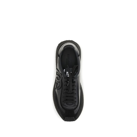 Baskets Dolce & Gabbana noires en cuir de veau Bos Taurus