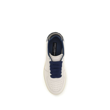 Baskets basses Dolce & Gabbana en cuir de veau multicolore Bos Taurus