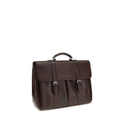 Brunello Cucinelli Bordeaux Calf Leather Luggage And Travel