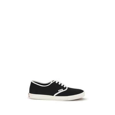 Sneakers sportive Prada in cotone nero