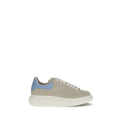 Baskets Alexander McQueen Chunky en Cuir de Veau Beige Bos Taurus