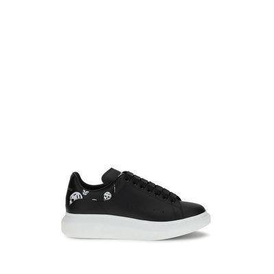 Baskets Alexander McQueen Chunky en cuir de veau noir Bos Taurus
