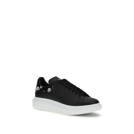 Baskets Alexander McQueen Chunky en cuir de veau noir Bos Taurus