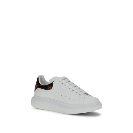 Baskets basses Alexander McQueen en cuir de veau blanc Bos Taurus