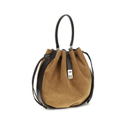 Ferragamo Brown Leather Bucket Bag