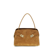 Ferragamo Beige Shoulder Bag