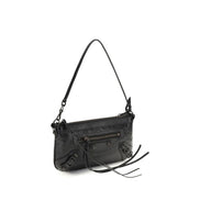 Balenciaga Black Leather Shoulder Bag